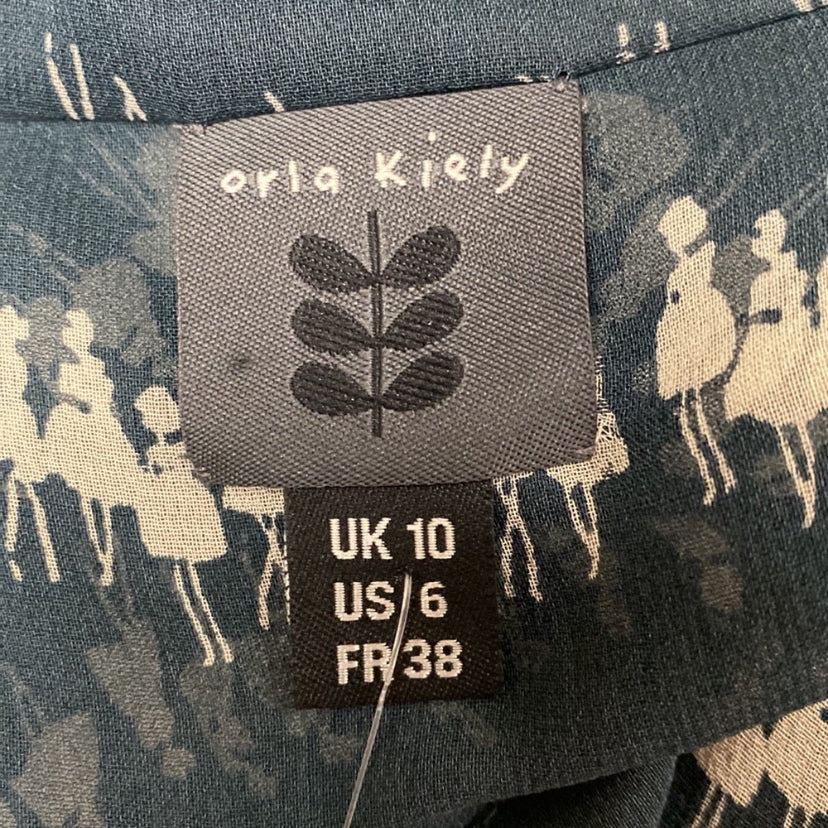 Size 6 ORLA KIELY Silk PEOPLE Dress