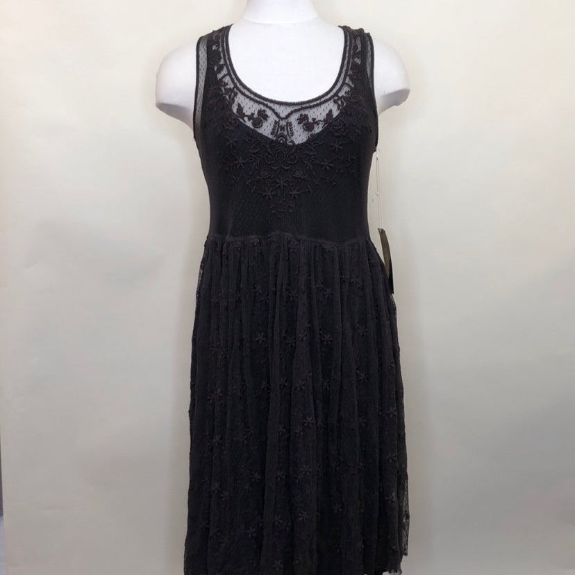 Size L BIYA NET Solid Dress