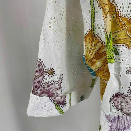 Size M HAYLEY MENZIES EYELET Floral ROMPER