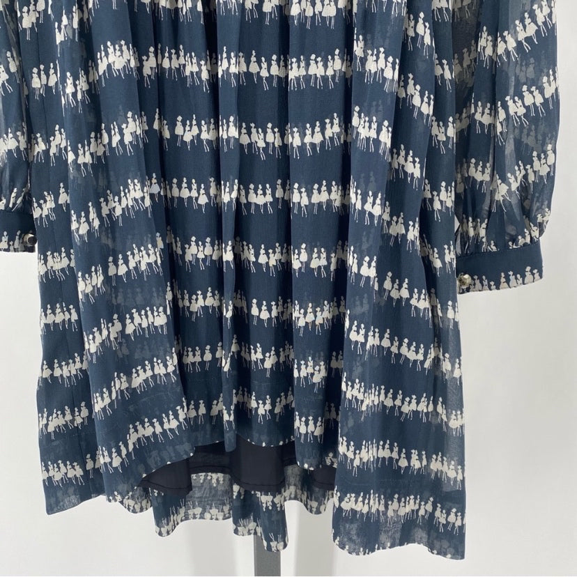 Size 6 ORLA KIELY Silk PEOPLE Dress
