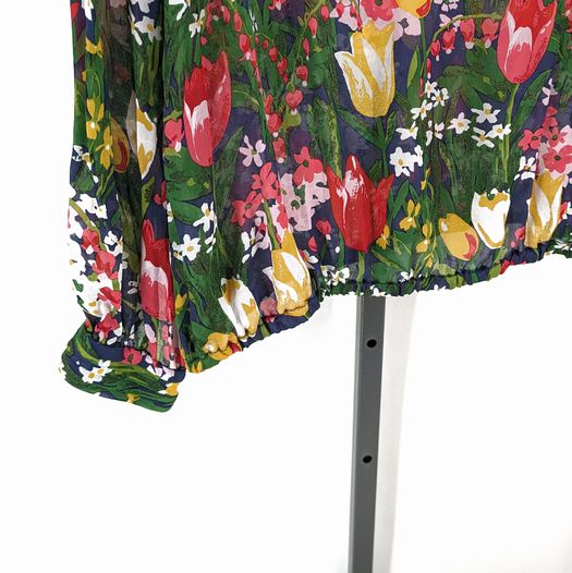Size 6 TORY BURCH Silk Floral Shirt