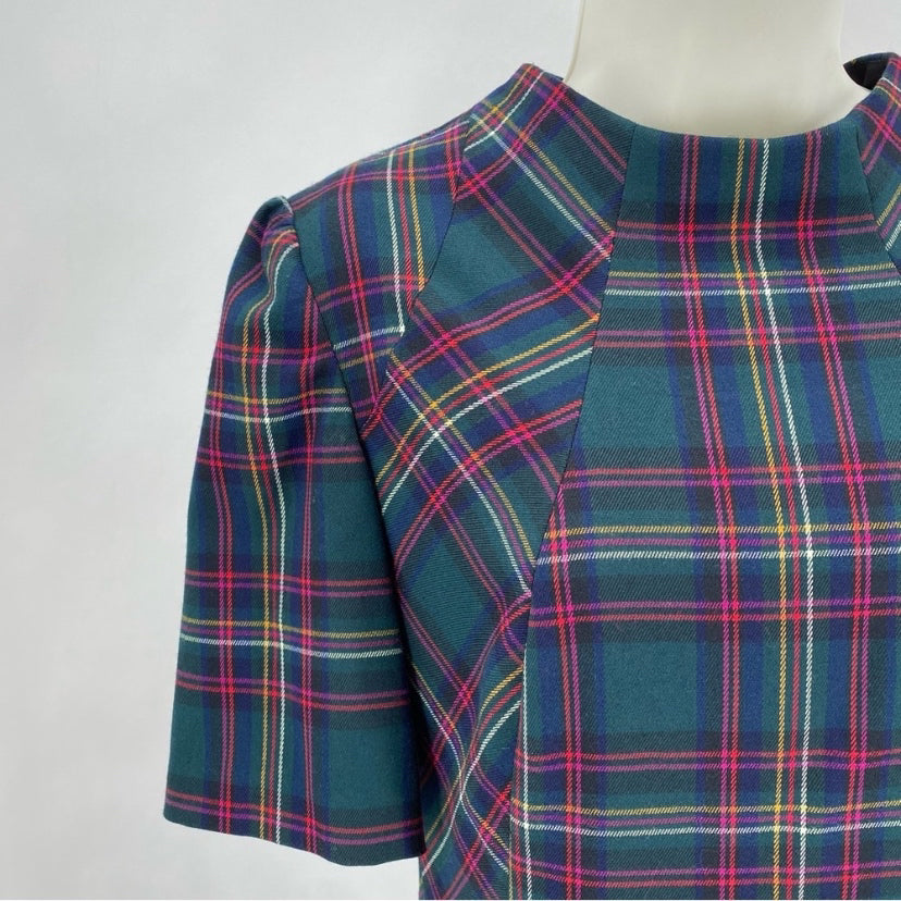 Size 4 TRINA TURK Plaid Dress