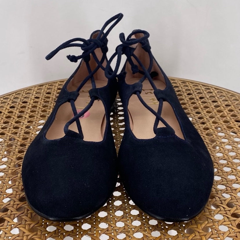 Navy W Shoe Size 9 FSNY Flats