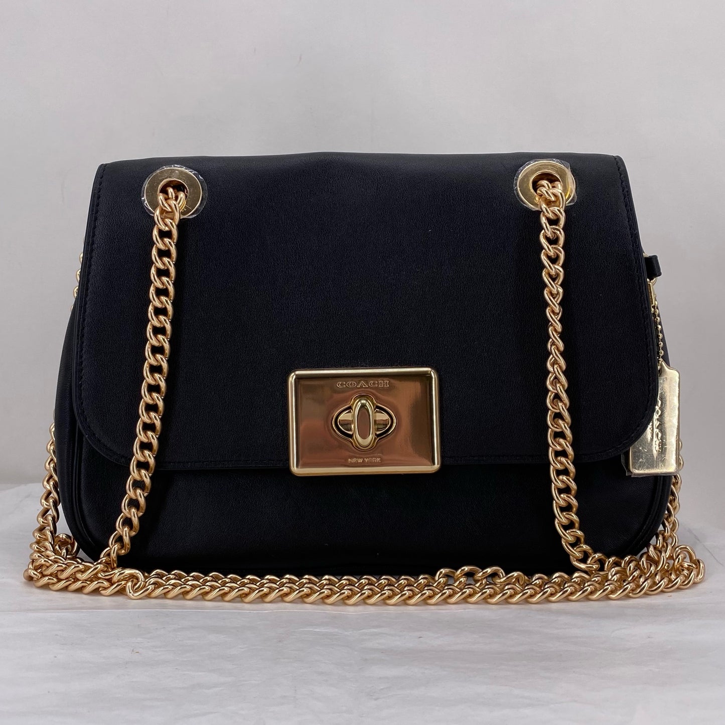 Black COACH Leather Cross-body