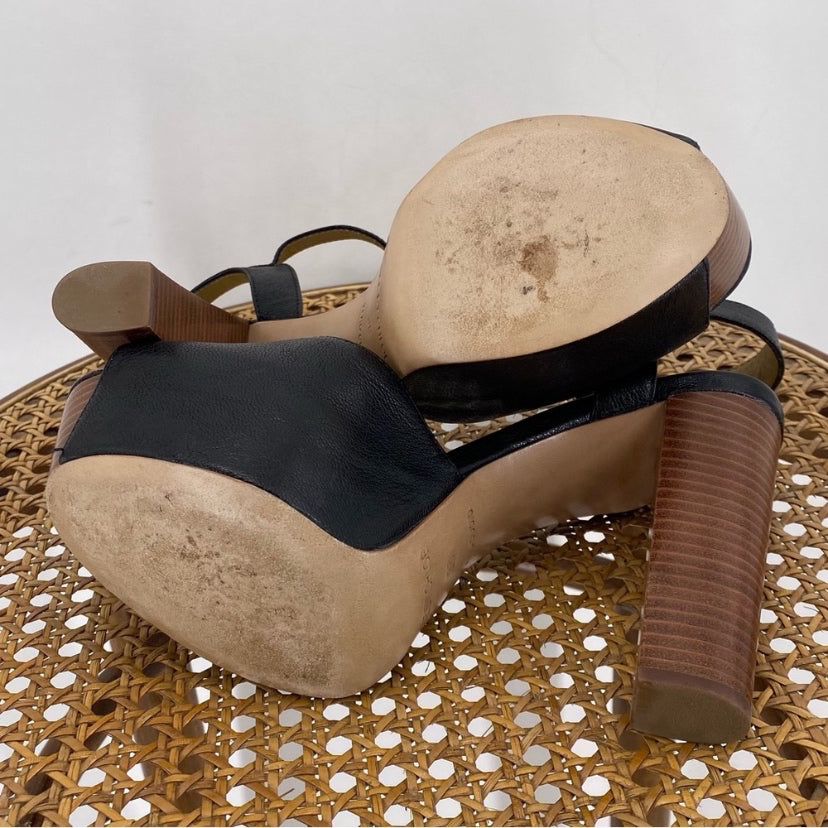 Black W Shoe Size 38 SEE BY CHLOE Heels