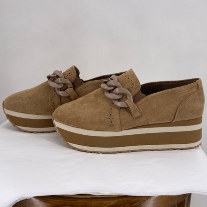 BROWN W Shoe Size 9 PIERRE DUMAS Loafer