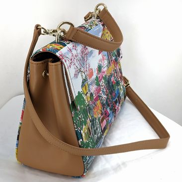 Multi-Color TALBOTS Leather Cross-body
