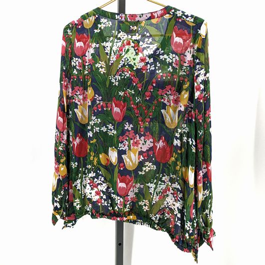Size 6 TORY BURCH Silk Floral Shirt
