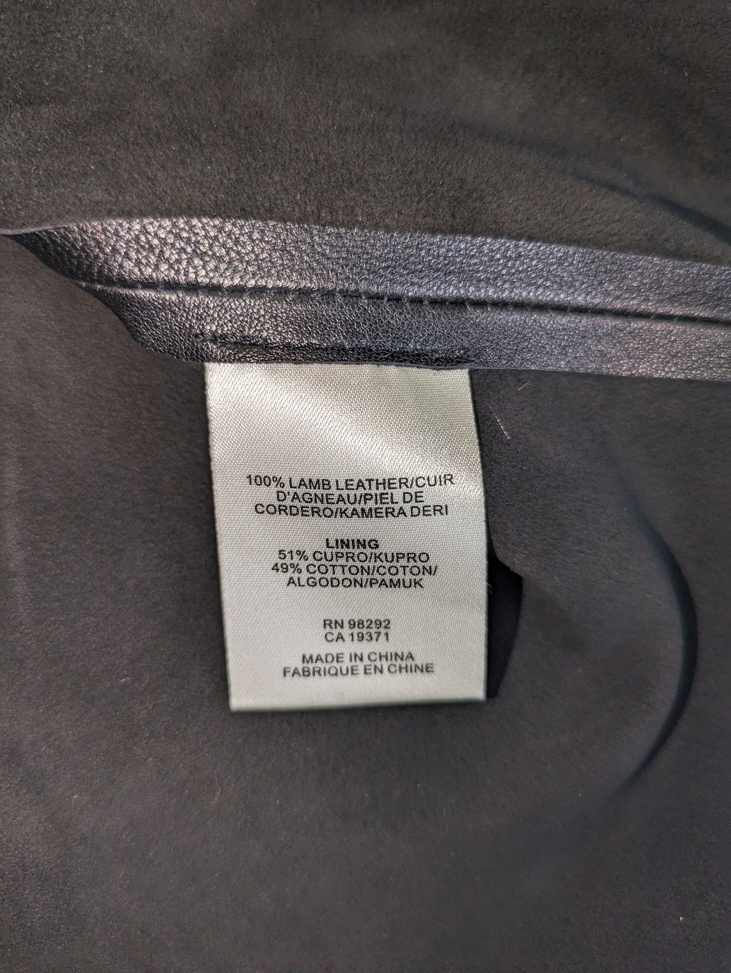 Size 4 TIBI LAMB LEATHER Skirt