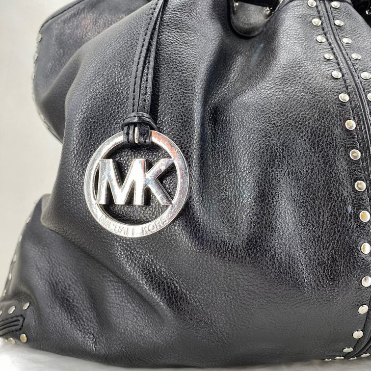 Black MICHAEL KORS Leather Satchel