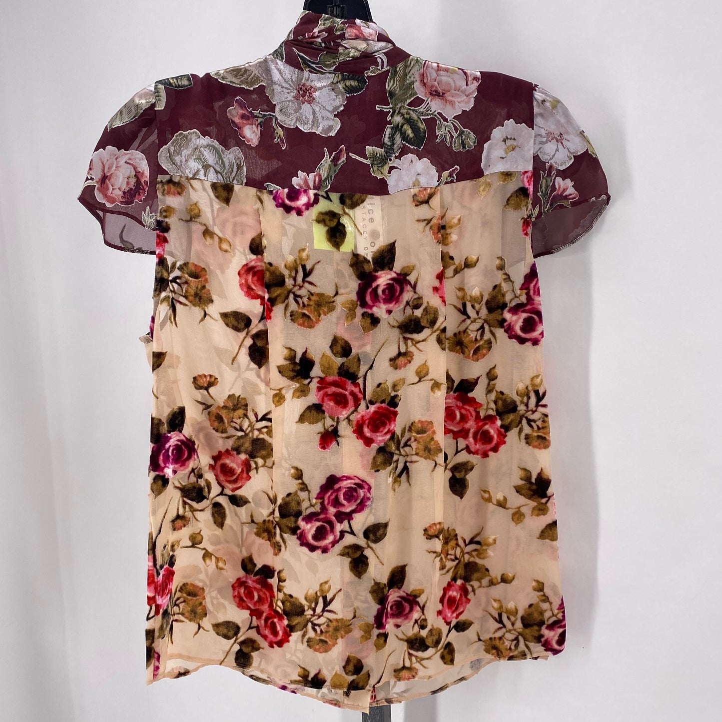 Size S ALICE & OLIVIA Floral Shirt