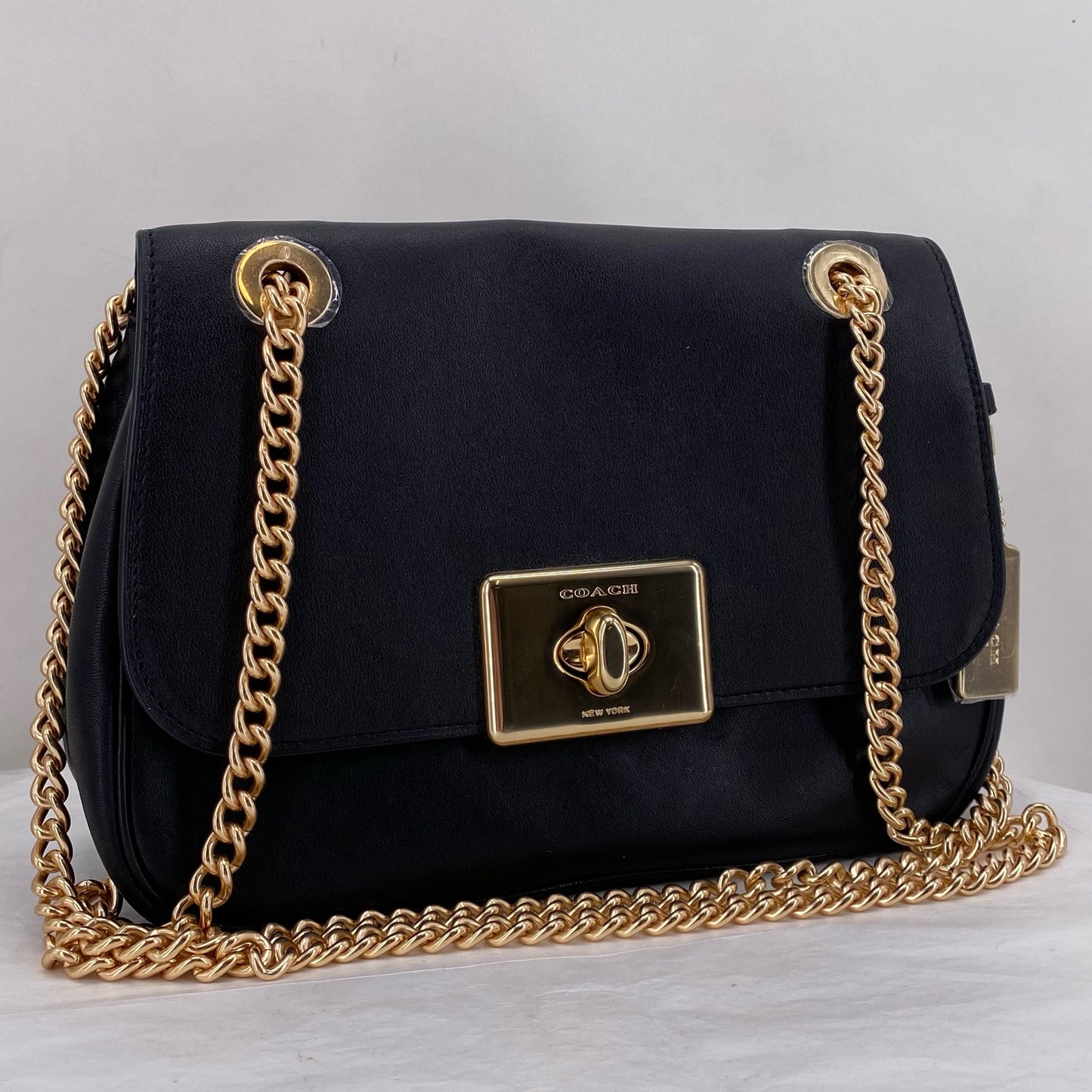 Black COACH Leather Cross-body