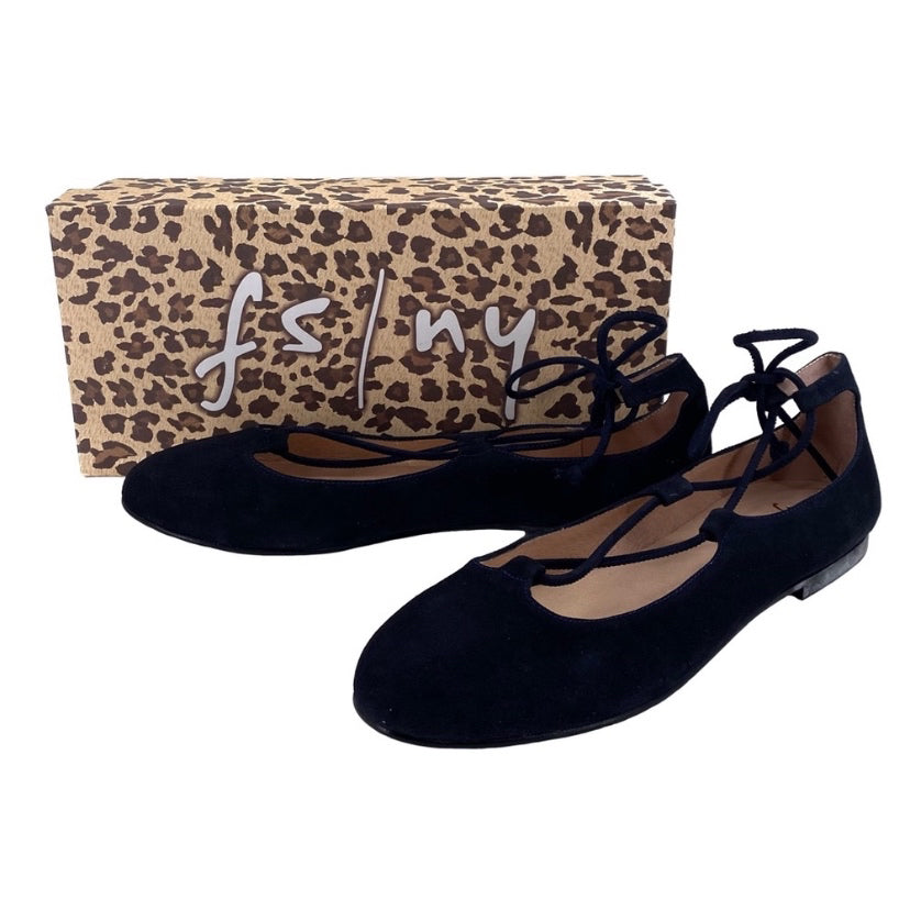 Navy W Shoe Size 9 FSNY Flats
