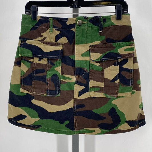 Size M ZARA WOMAN Camoflage Skirt