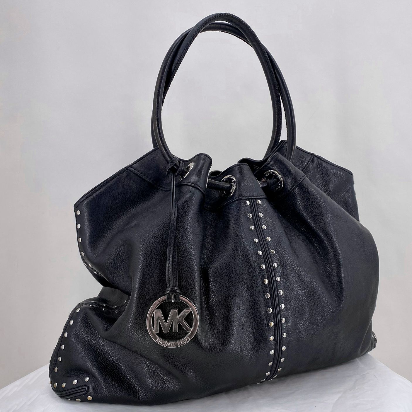 Black MICHAEL KORS Leather Satchel