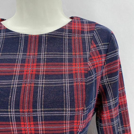 Size S ALEXA ADMOR Plaid Dress