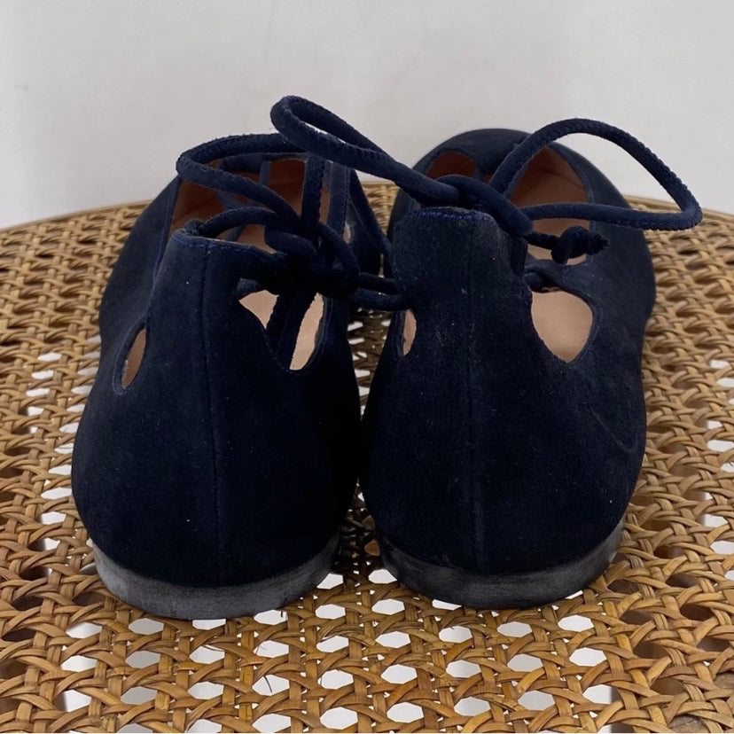 Navy W Shoe Size 9 FSNY Flats
