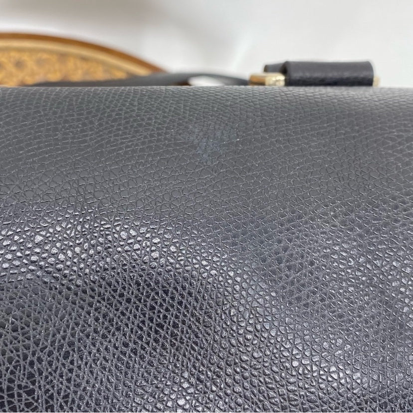 Black TALBOTS Leather Satchel