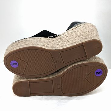 Black W Shoe Size 8 MARC FISHER Sandals
