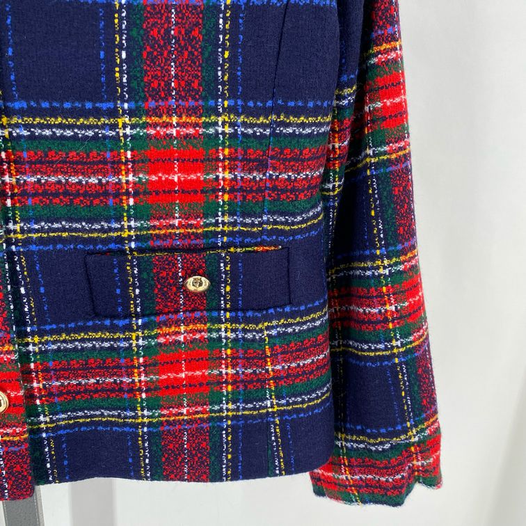 Size 10P TALBOTS Plaid Jacket