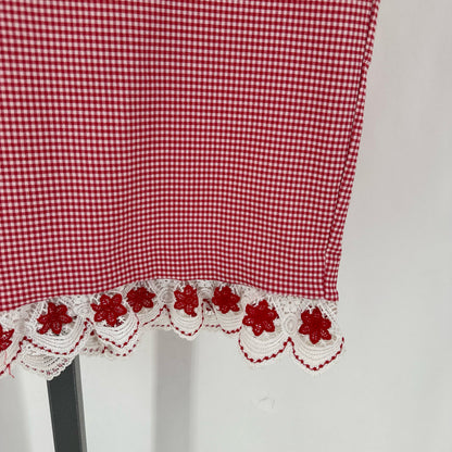 Size L SEVENTH AVENUE Checkered Skirt