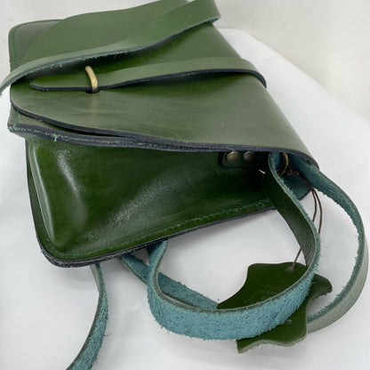 Green Leather Cross-body