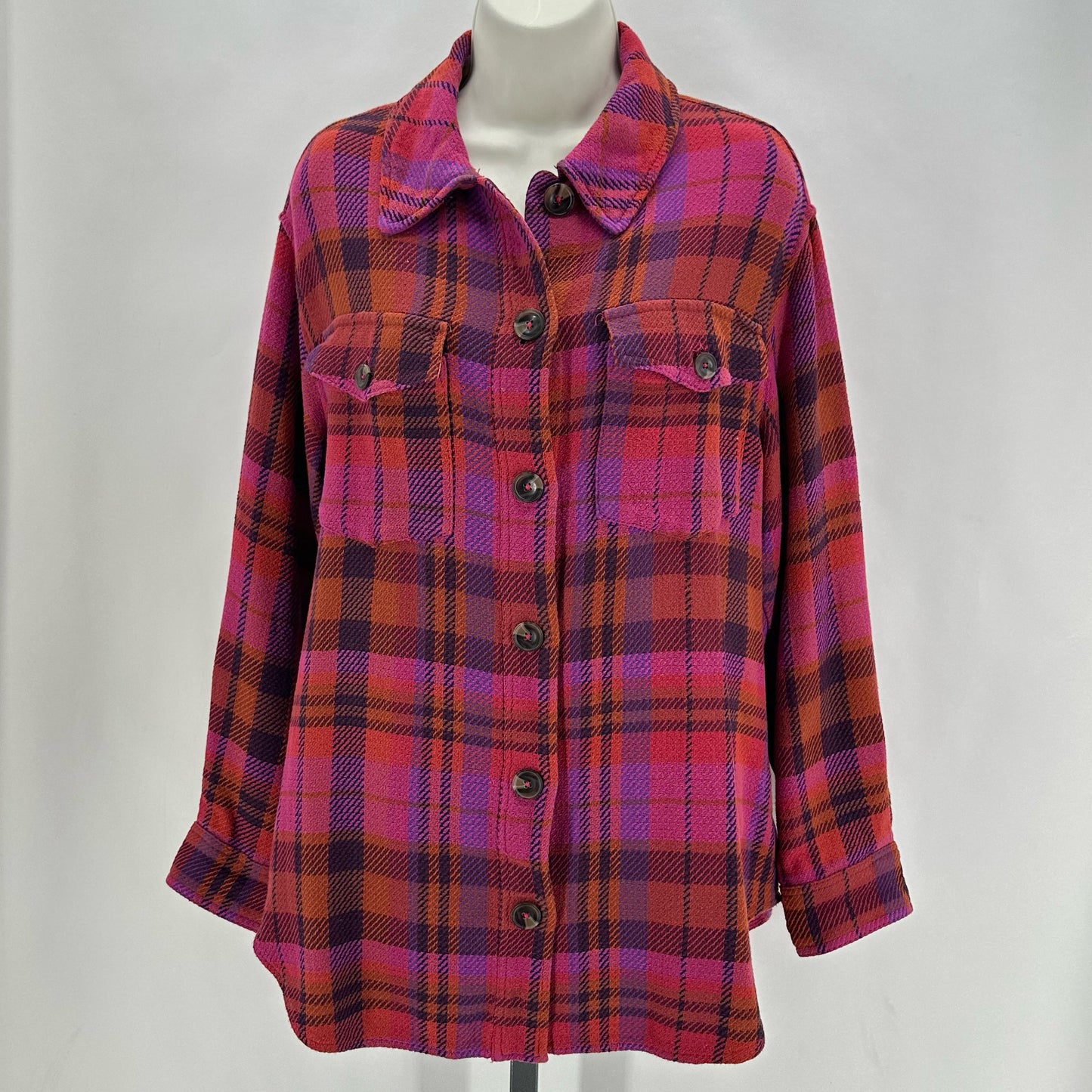 Size M JOHNNY WAS Plaid Shirt
