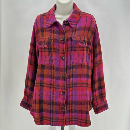 Size M JOHNNY WAS Plaid Shirt