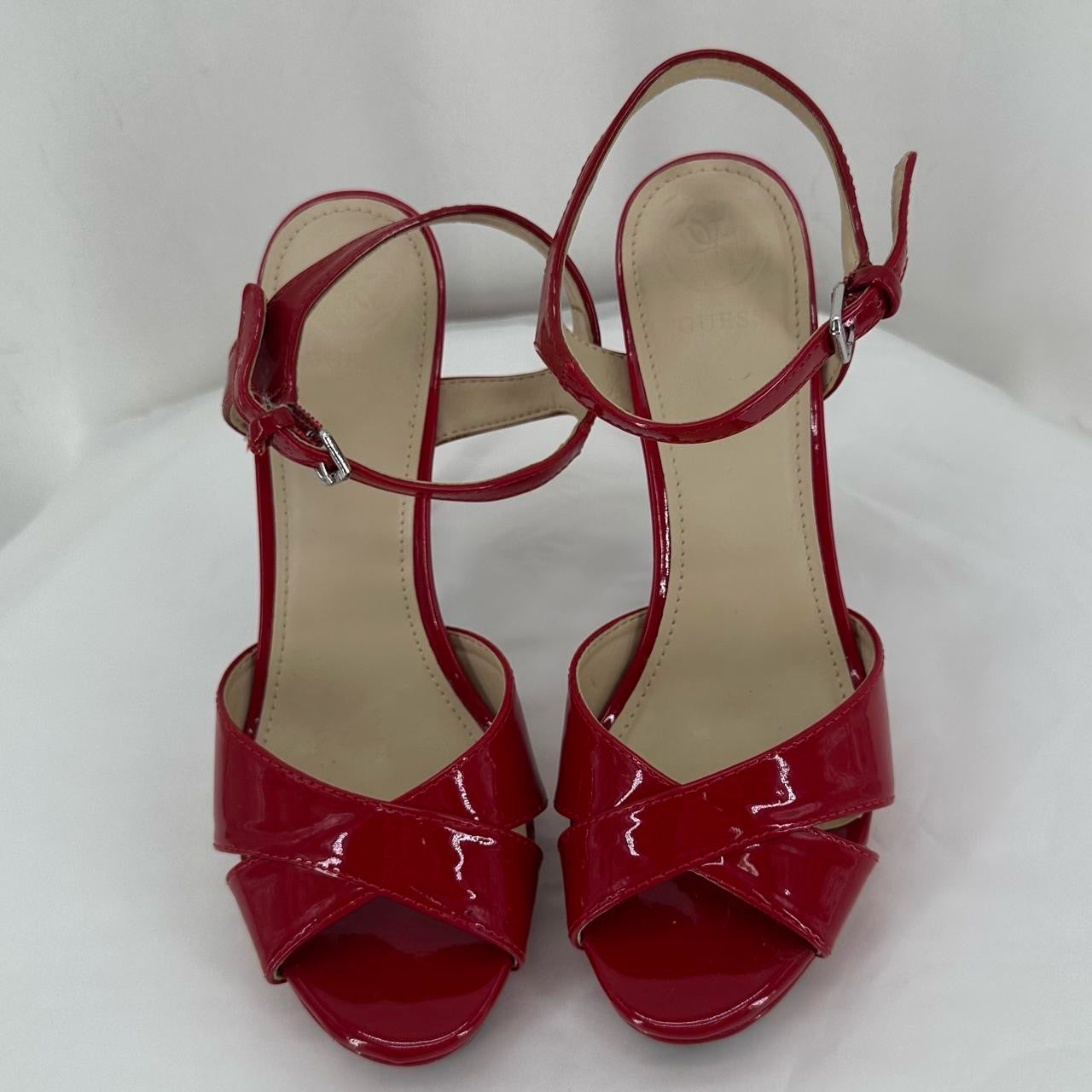 Red W Shoe Size 6.5 GUESS Heels