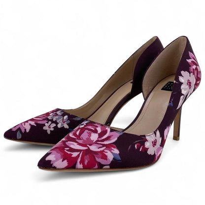 Purple W Shoe Size 6 WHITE HOUSE BLACK Heels