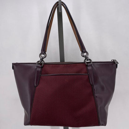 Eggplant COACH Tote