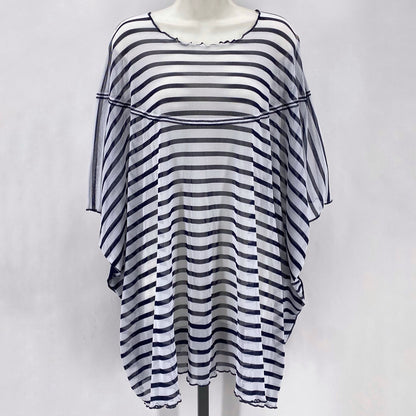 Size S FUZZI Stripe PONCHO