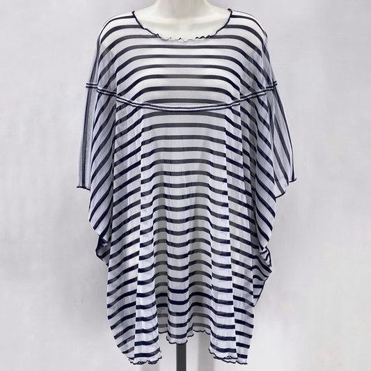 Size S FUZZI Stripe PONCHO