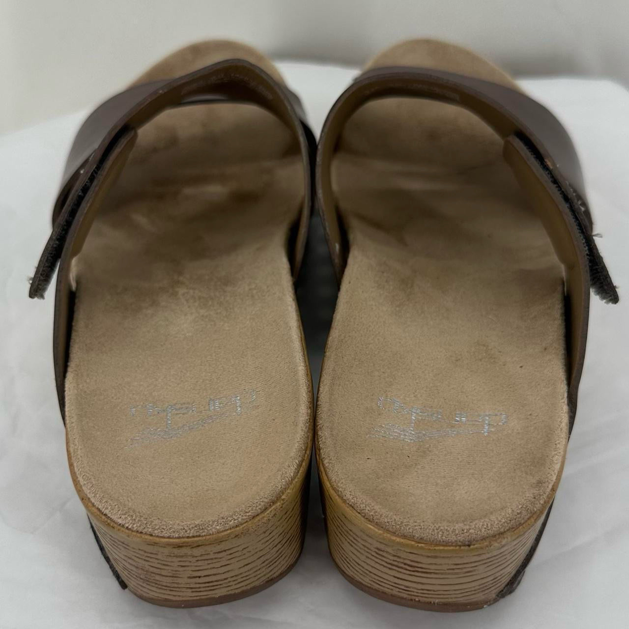 BROWN W Shoe Size 40 DANSKO Sandals