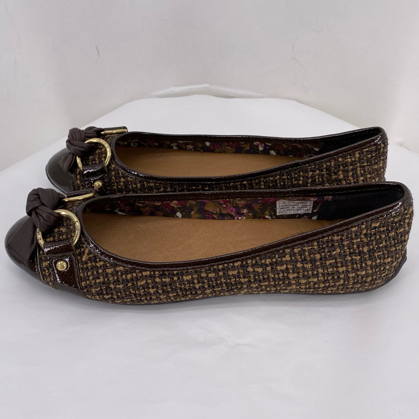 BROWN W Shoe Size 7.5 SPERRY Flats
