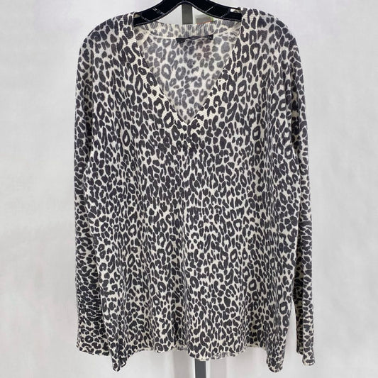 Size L 360 CASHMERE Cashmere CHEETAH Sweater