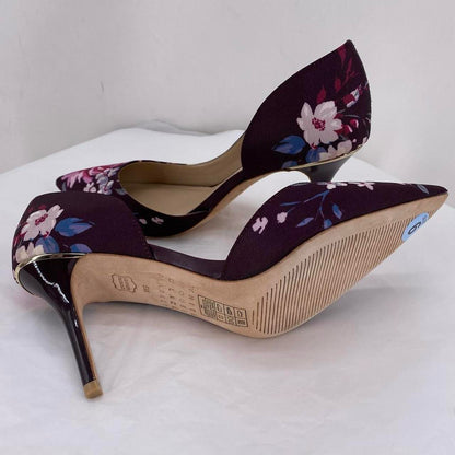 Purple W Shoe Size 6 WHITE HOUSE BLACK Heels