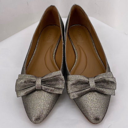 GOLD W Shoe Size 9.5 TALBOTS Flats
