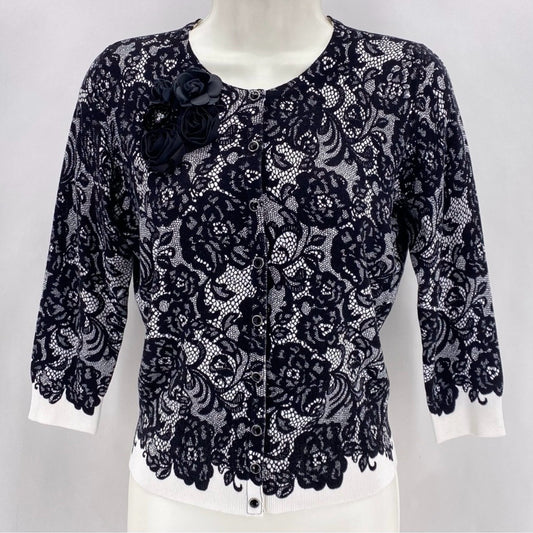 Size XS WHITE HOUSE BLACK Cardigan