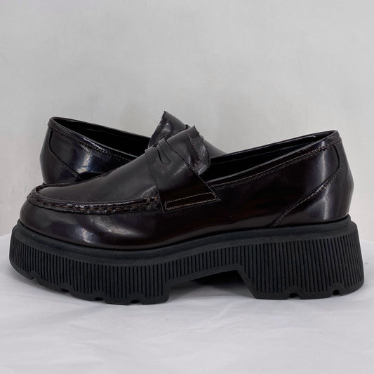 DARK BROWN W Shoe Size 8 KENNETH COLE Loafer