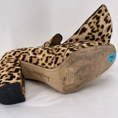 BROWN W Shoe Size 7.5 SAM EDDELMAN Heels