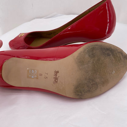 Red W Shoe Size 7.5 COACH Heels
