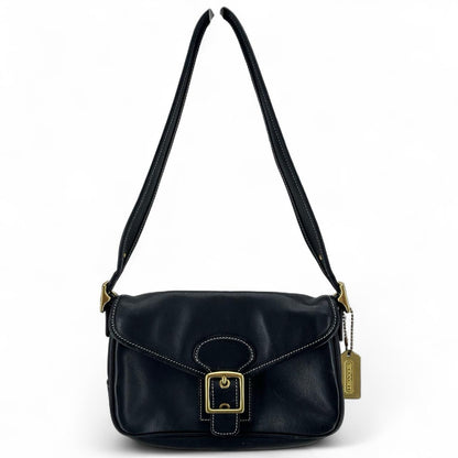 Black COACH Leather Shoulder Bag