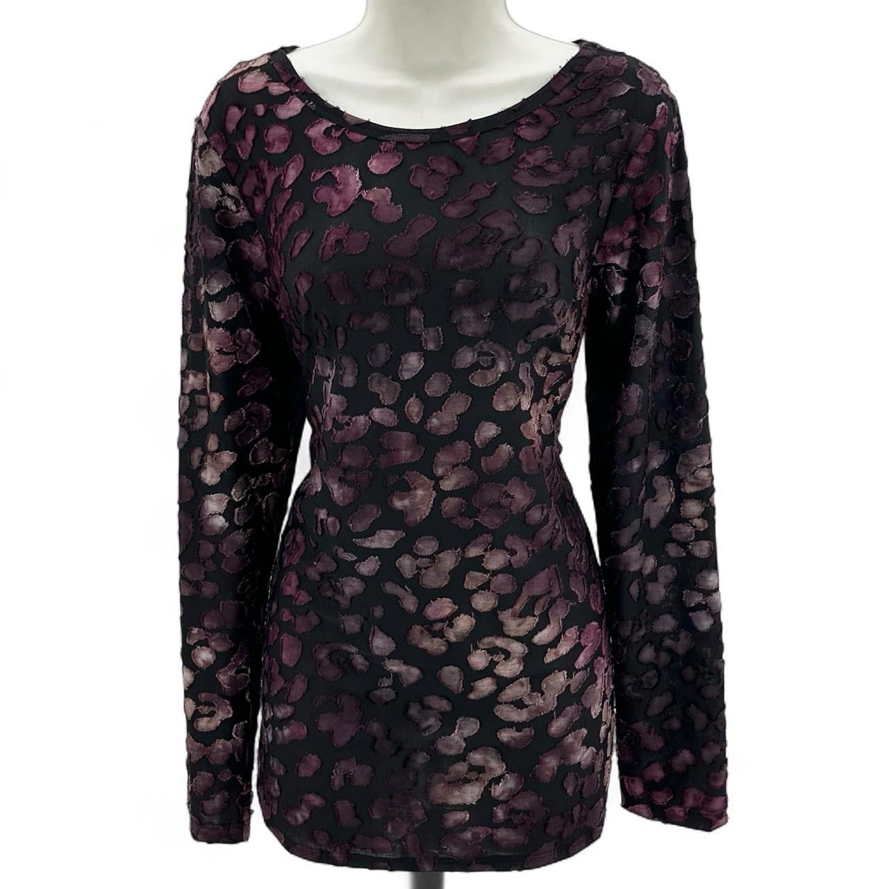 Size L KAREN KANE LEOPARD Shirt