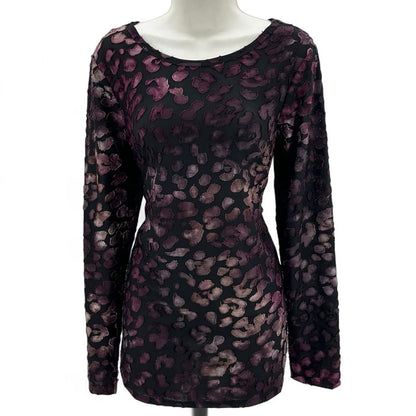 Size L KAREN KANE LEOPARD Shirt