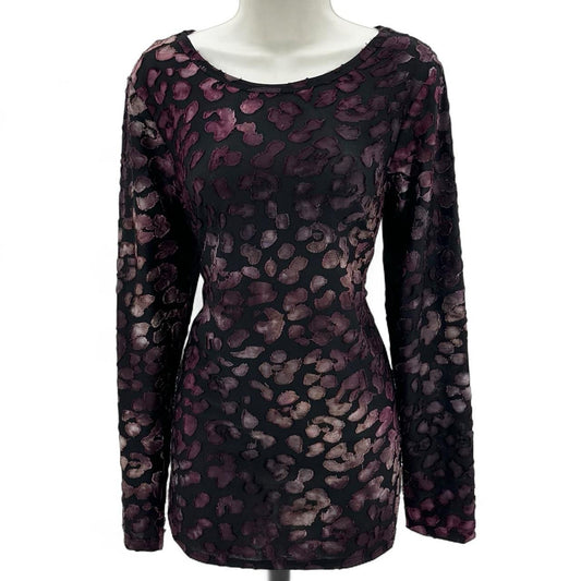 Size L KAREN KANE LEOPARD Shirt