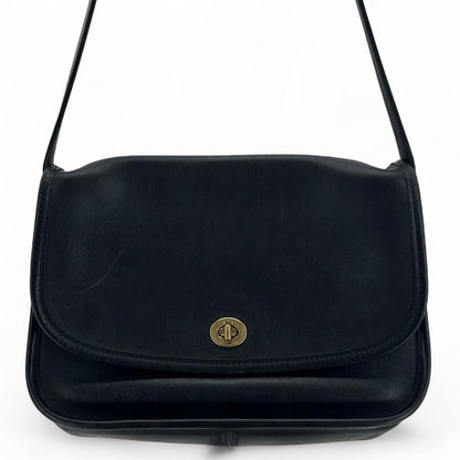 Black COACH Leather Cross-body