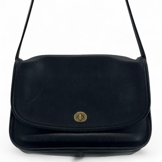 Black COACH Leather Cross-body