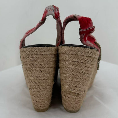 Red/White W Shoe Size 7.5 bacio 61 Wedge