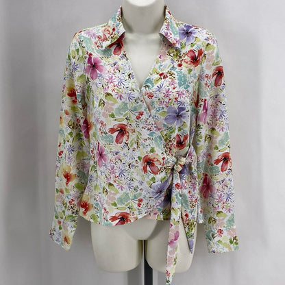 Size XS Rachel Zoe FLOWERS Shirt